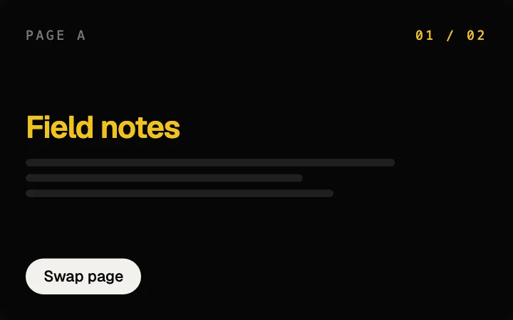 Page — datamosh swap — preview