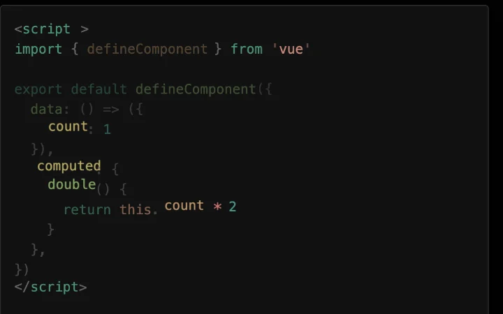 A dark highlighted code block mid-transition: some tokens sit between lines as they move, others are half faded.