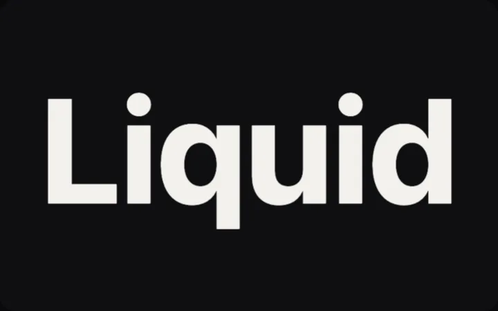 Text — liquid warp — preview